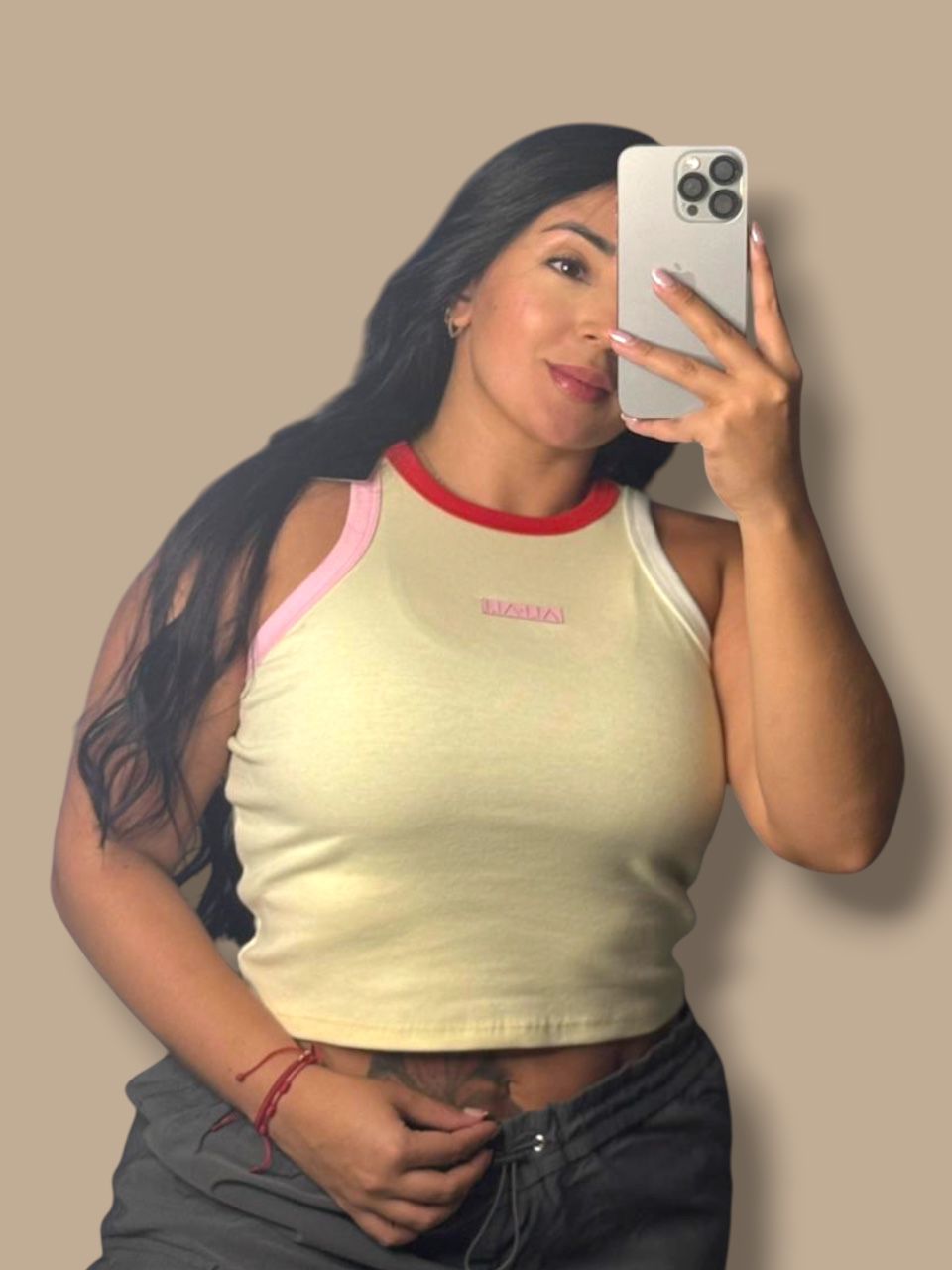 Croptop Esqueleto Arcoiris
