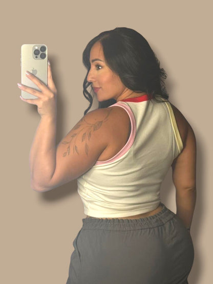 Croptop Esqueleto Arcoiris